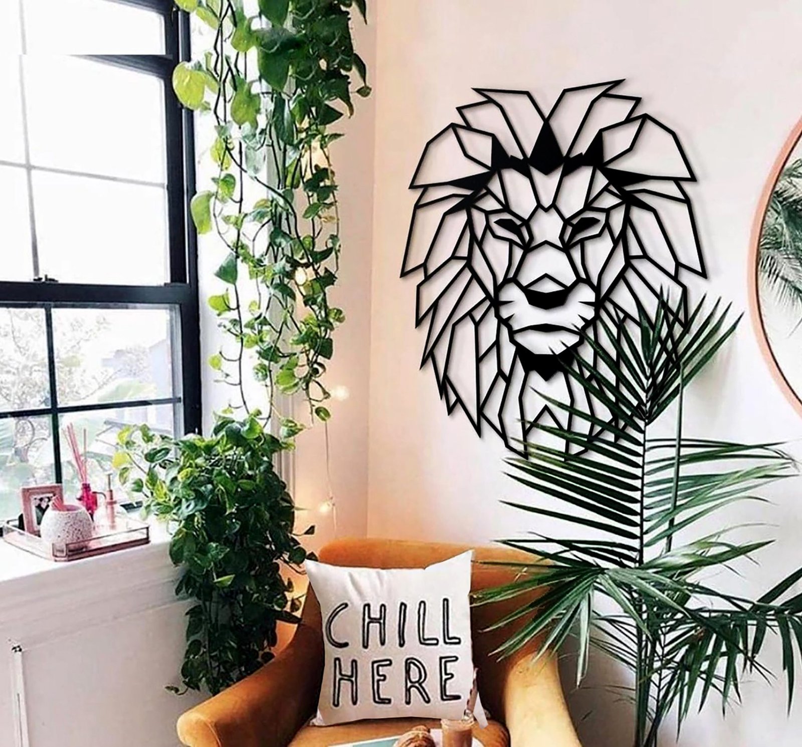 Lion Head Geometric_2