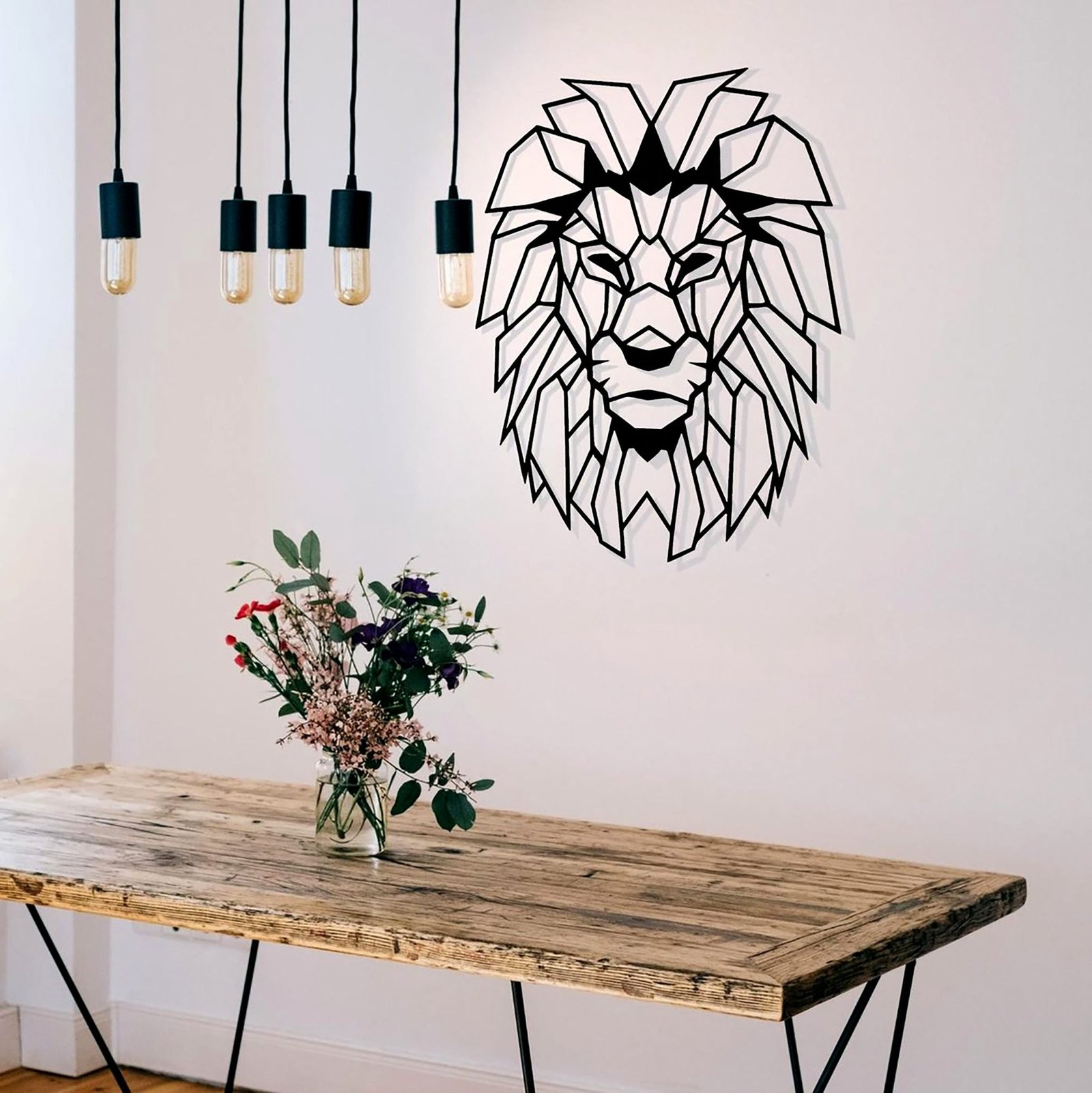 Lion Head Geometric_3