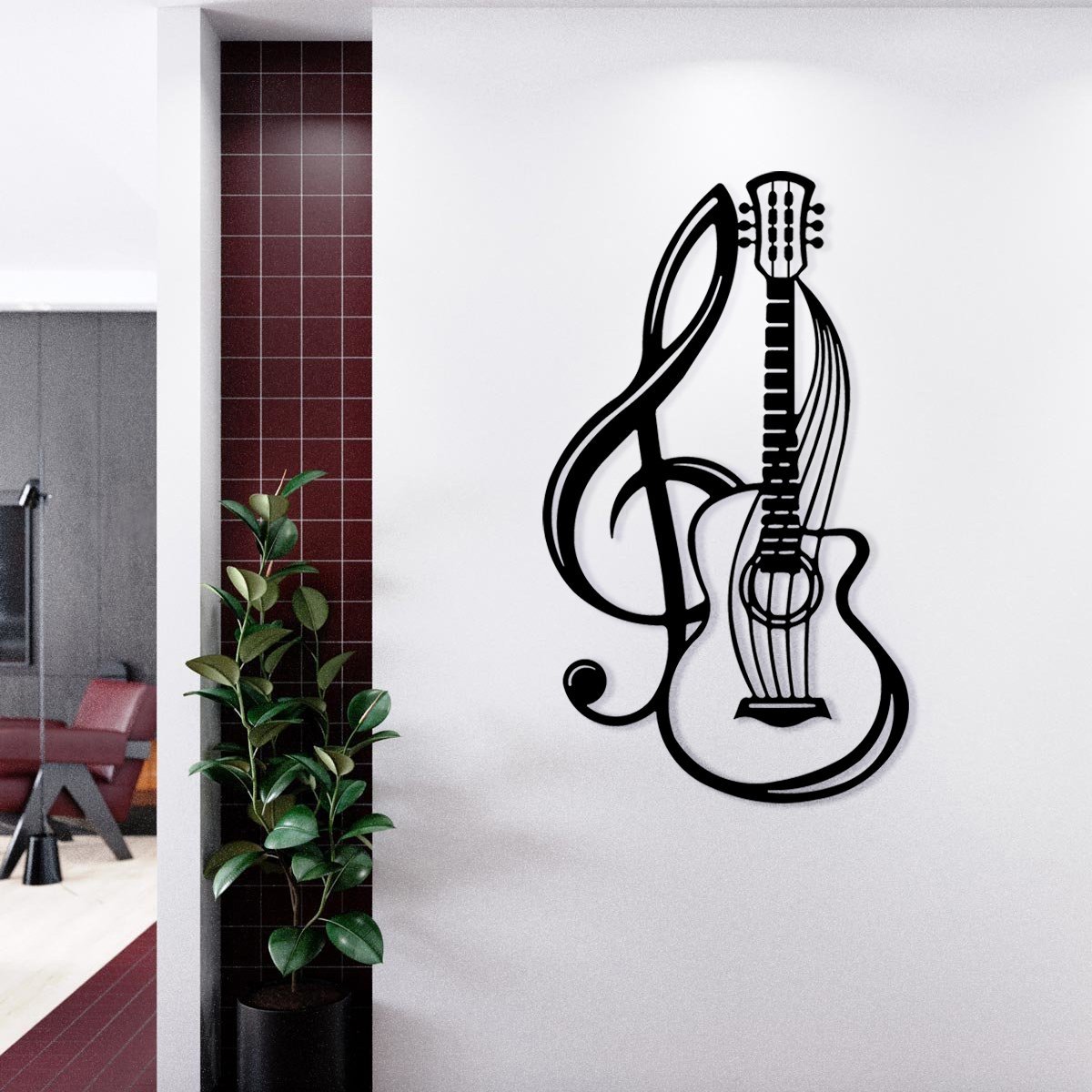 Guitar and Music Note_3