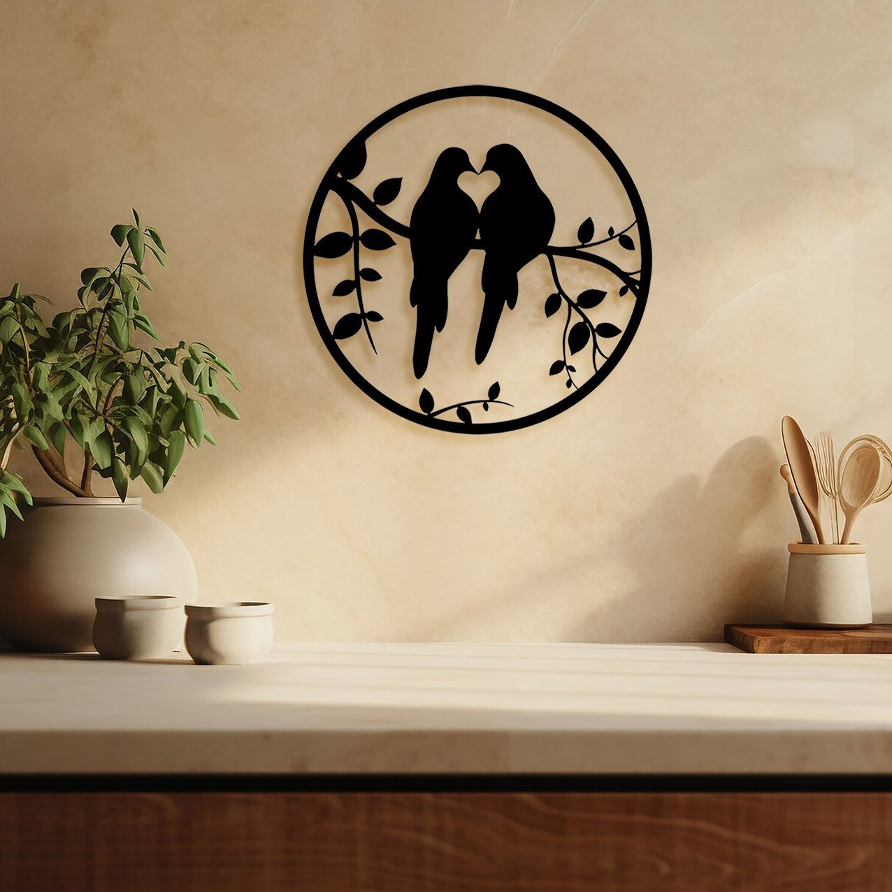 Love Birds on a Branch_4