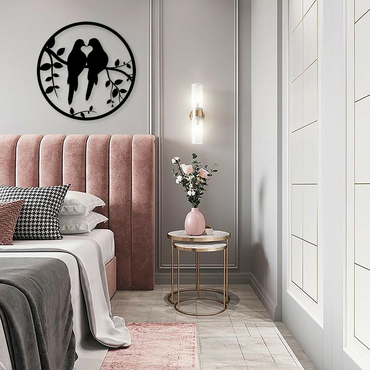 Love Birds on a Branch_5