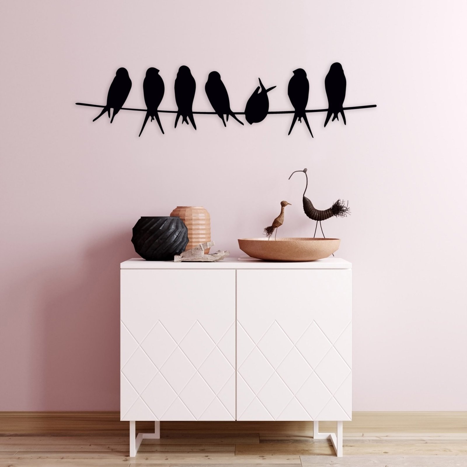 Mock up poster frame in modern interior with white frame and pla