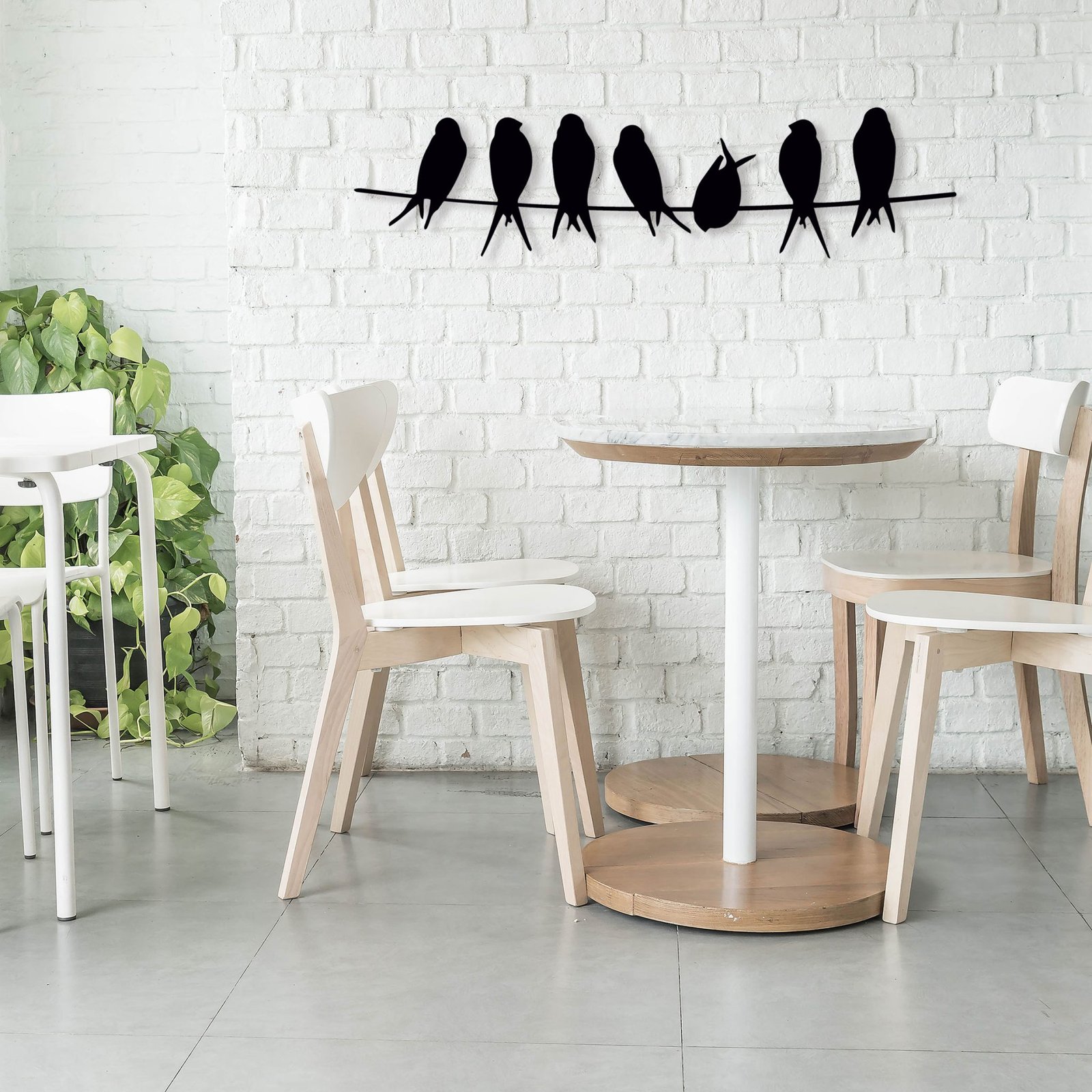 empty chair in restaurant