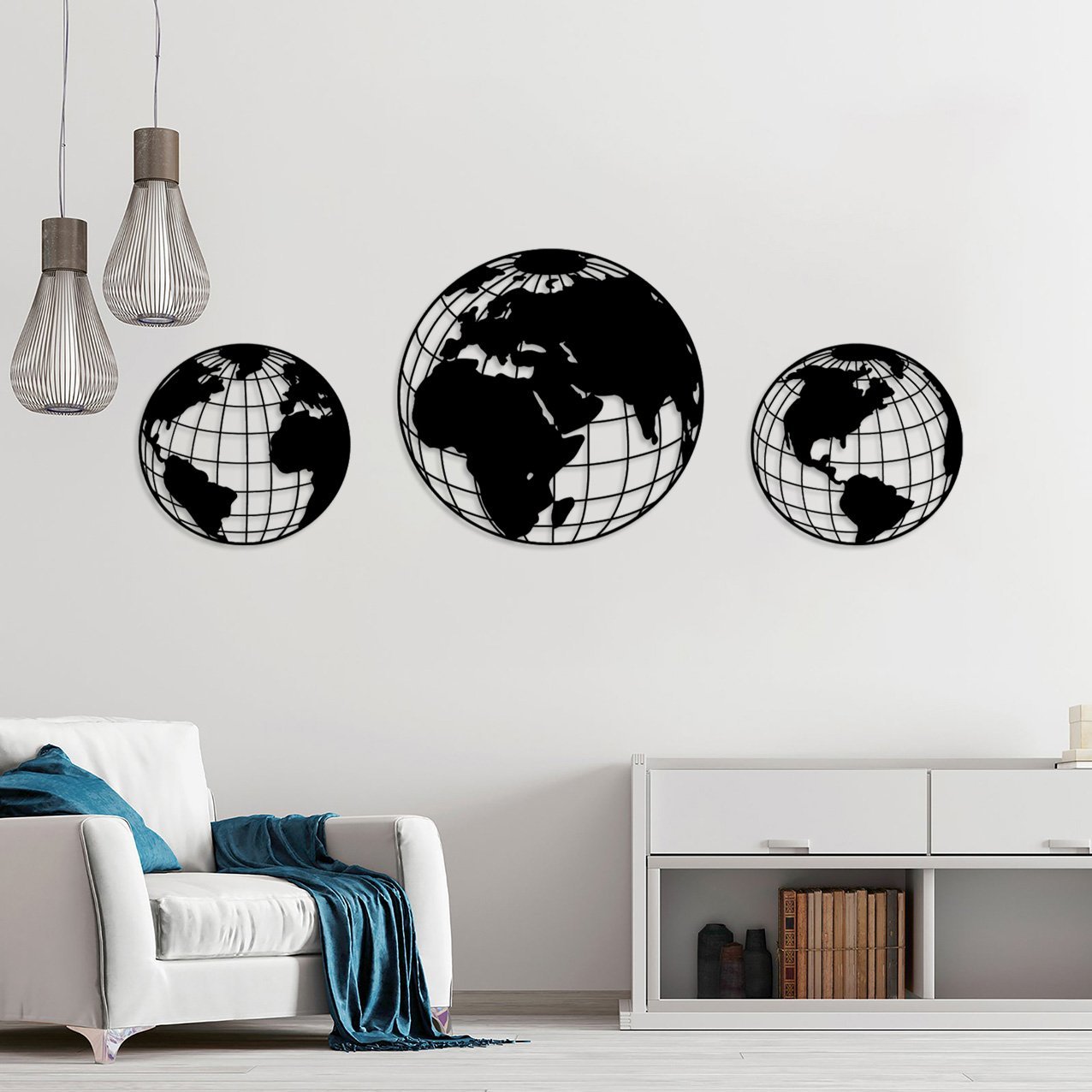 World Map Globe Set_2