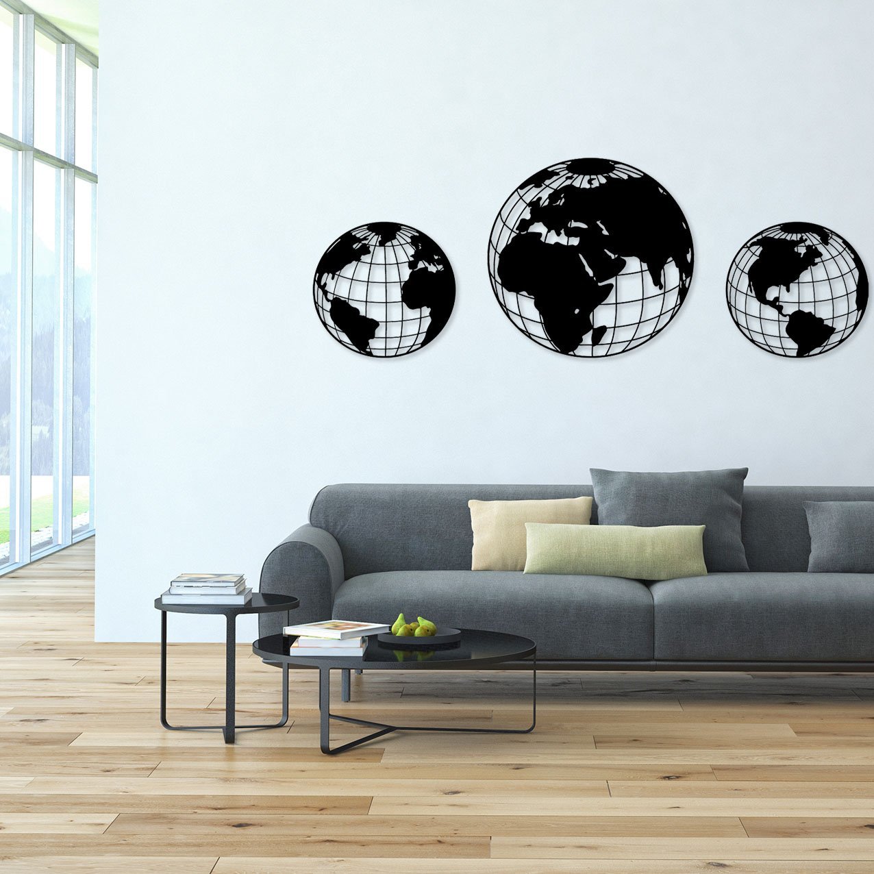 World Map Globe Set_3