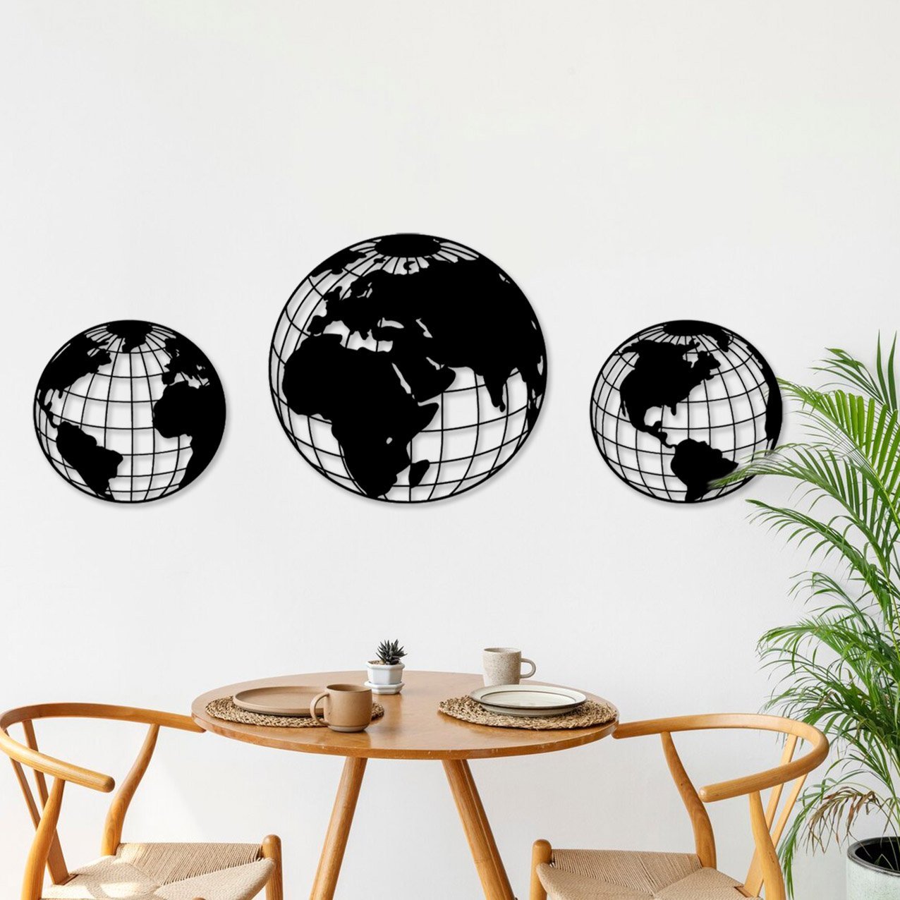 World Map Globe Set_4