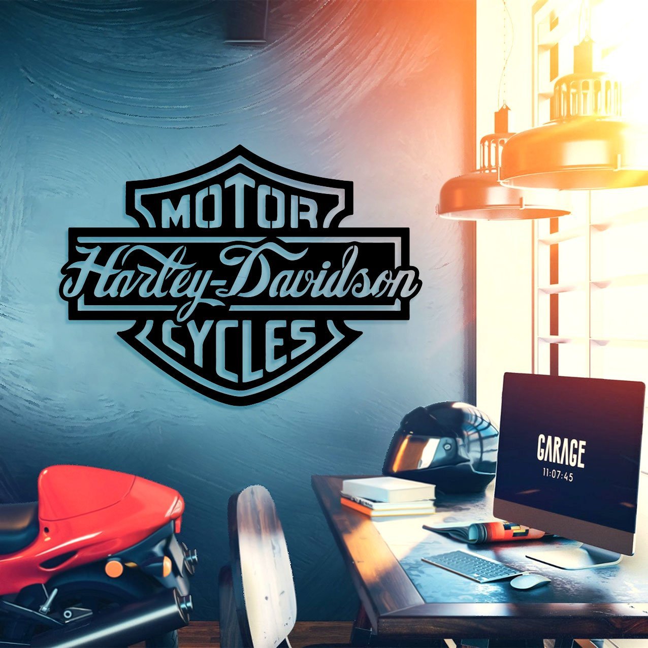 Harley Davidson Logo Style-2_4