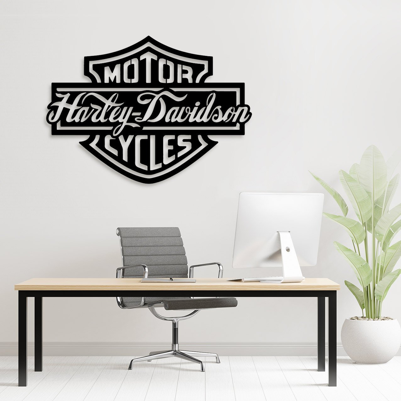 Poster Frame in living room Psd Mockup