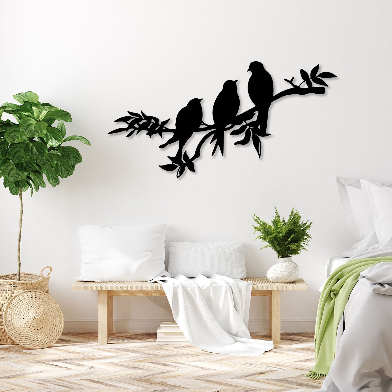 Triple Birds on a Branch_5