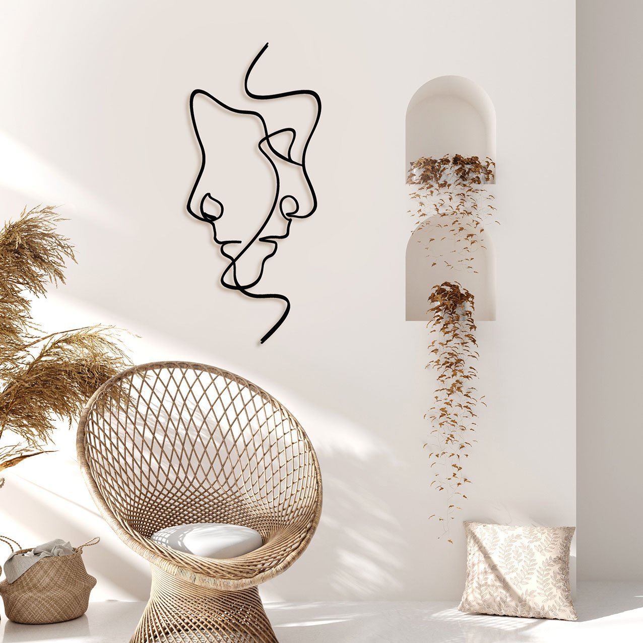 Two Faces Line Art - Style-1_3