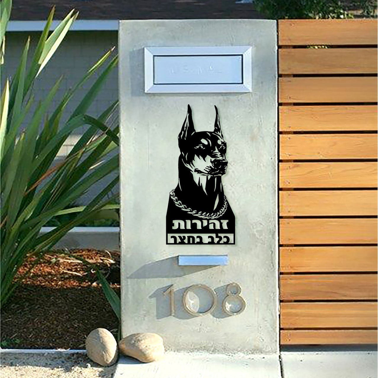 Beware of Dog Doberman_3