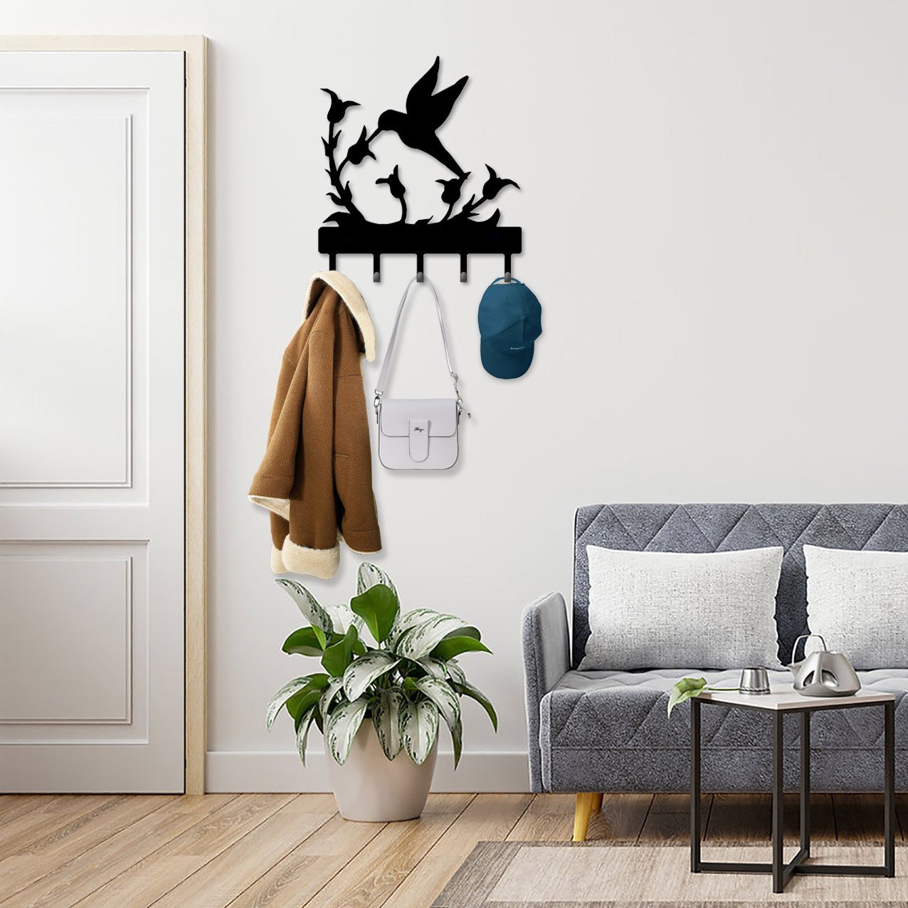 Hummingbird with Flowers Holder_2