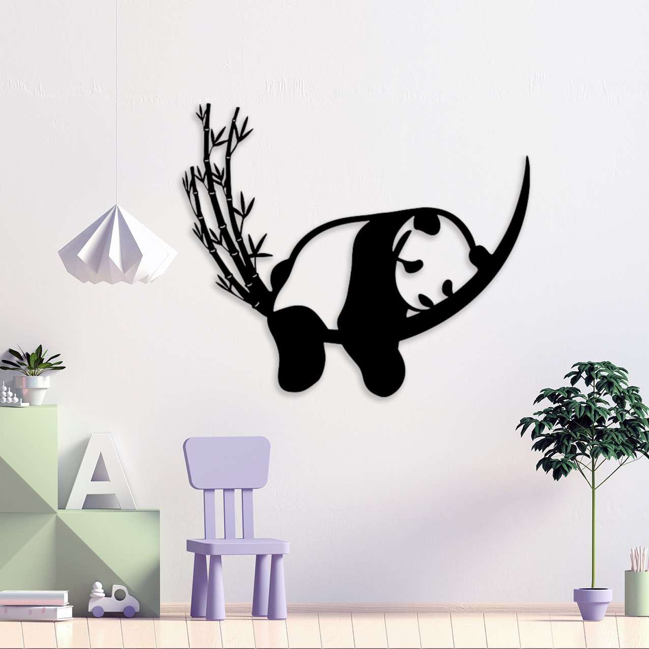 Pastel child's room. playroom. modern style. 3d illustration. Mo