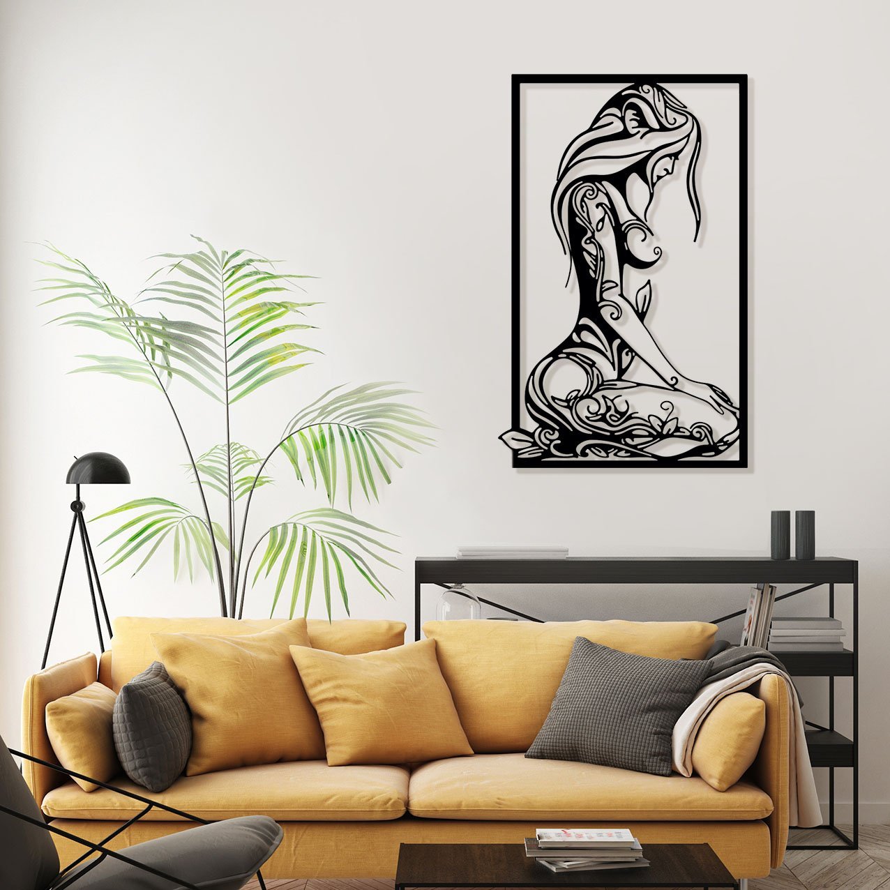 Sitting Floral Woman_3