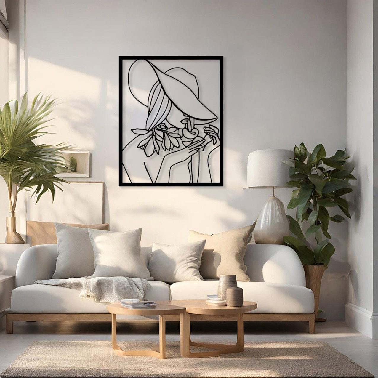 Abstract Woman With Hat_1